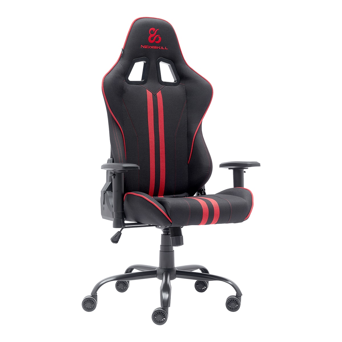Silla Gaming ergonómica Newskill Kitsune V2 - Negro / Rojo Negro / Rojo-8