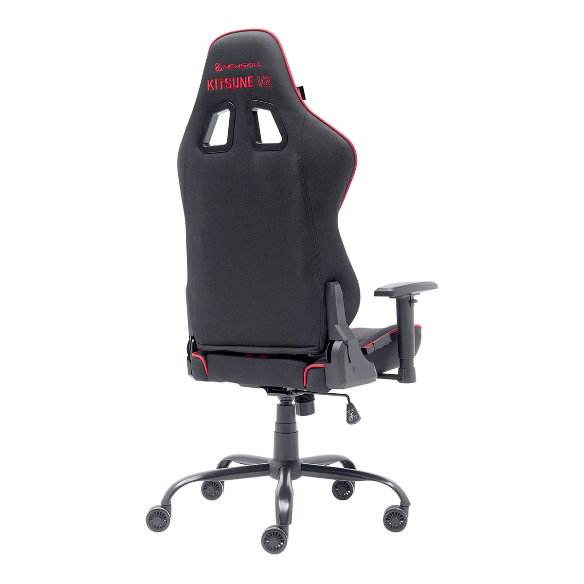 Silla Gaming ergonómica Newskill Kitsune V2 - Negro / Rojo Negro / Rojo-9