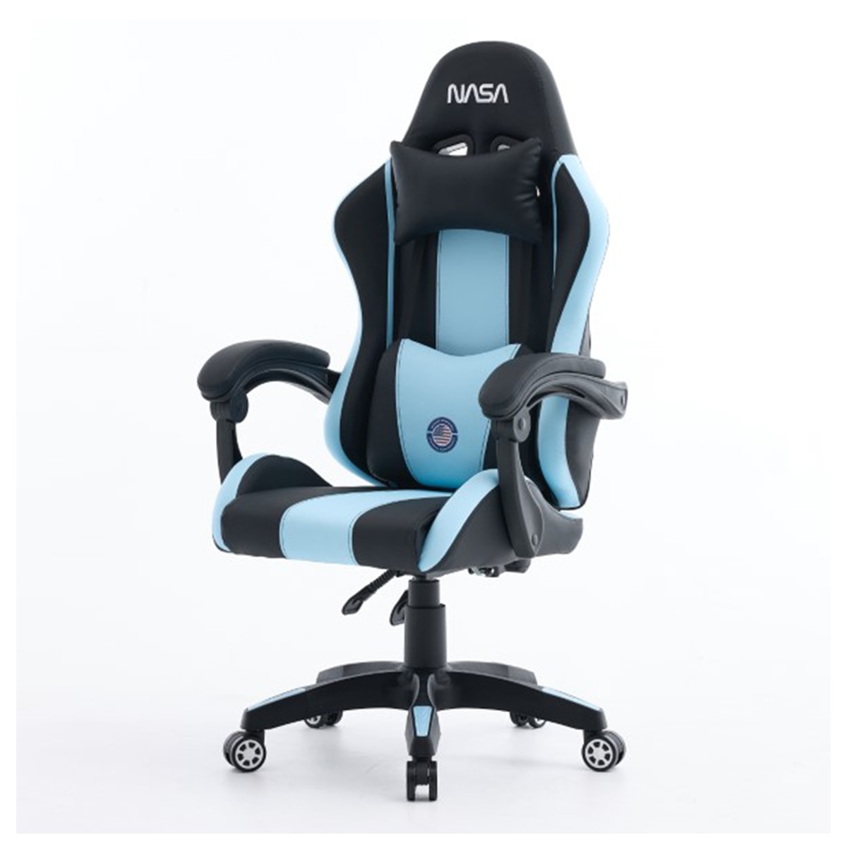 Silla gaming NASA Spirit - Negro / Azul claro Negro / Azul claro-2