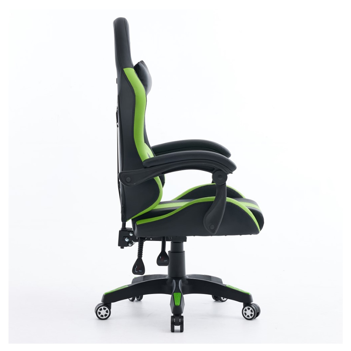 Silla gaming NASA Spirit - Negro / Verde Negro / Verde-3