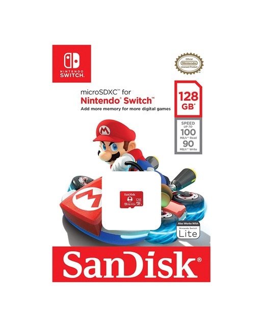 Sandisk - Tarjeta de memoria Micro SDXC SanDisk 128 GB para Nintendo Switch.