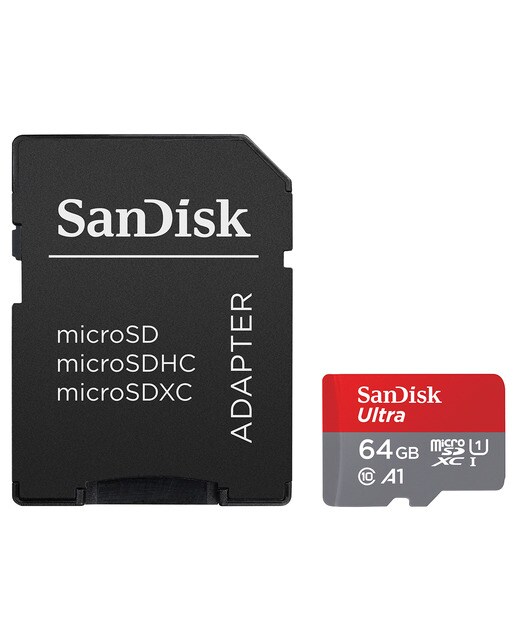 Cartão de Memória SanDisk Ultra MicroSDXC 64GB Vermelho / Cinzento-3