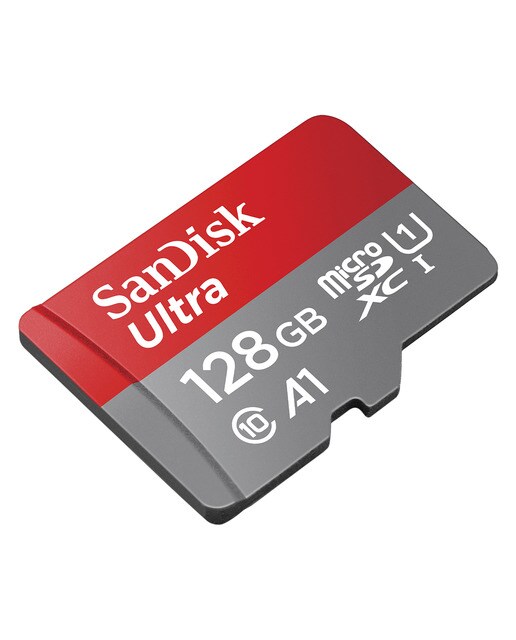 Cartão de Memória SanDisk Ultra MicroSDXC 128GB Vermelho / Cinzento-2