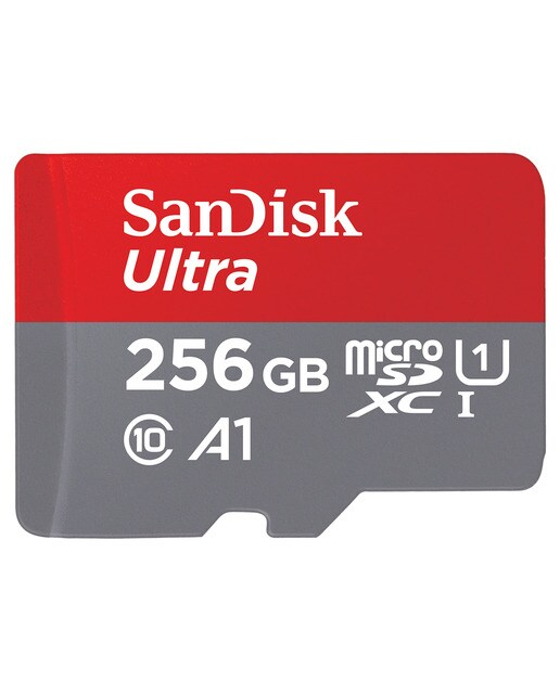 Cartão de Memória SanDisk Ultra MicroSDXC 256GB Vermelho / Cinzento-1