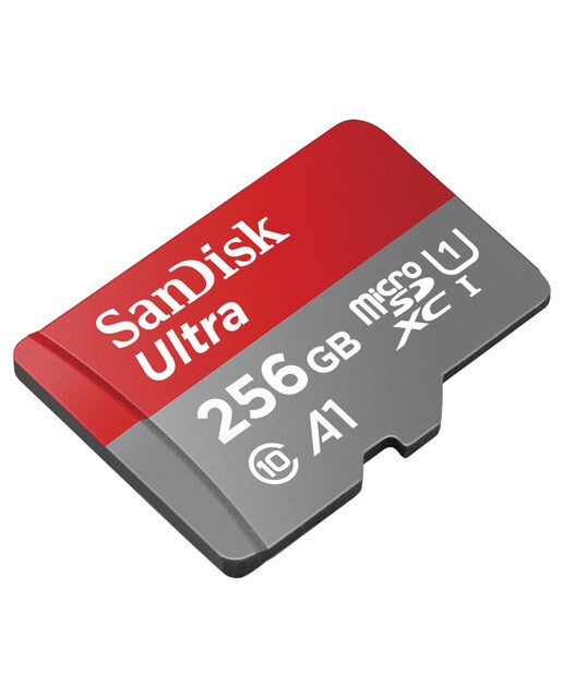 Cartão de Memória SanDisk Ultra MicroSDXC 256GB Vermelho / Cinzento-2