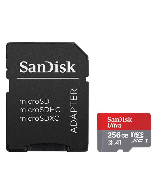 Cartão de Memória SanDisk Ultra MicroSDXC 256GB Vermelho / Cinzento-3