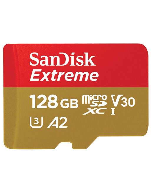 Tarjeta de memoria SanDisk Extrem MicroSDXC 128GB - Rojo / Negro Rojo / Negro-1