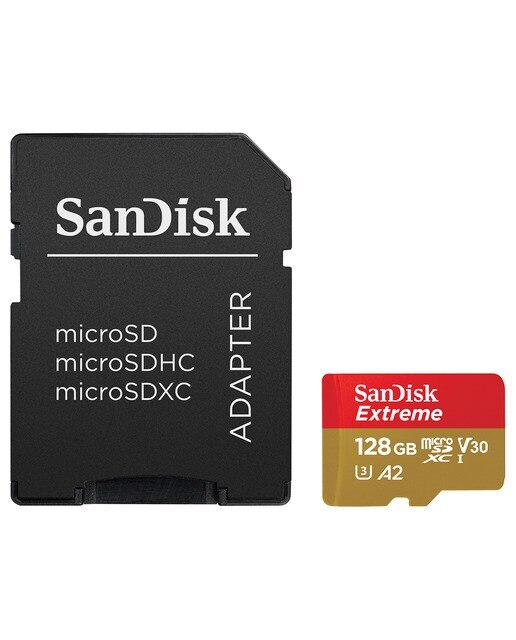 Tarjeta de memoria SanDisk Extrem MicroSDXC 128GB - Rojo / Negro Rojo / Negro-4
