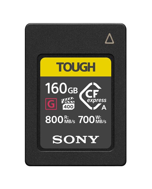 Tarjeta de memoria Sony Compact Flash Express Tough 160 GB, Clase A Negro-1