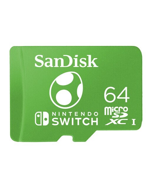 Tarejta de memoria Sandisk microSDXC 64 GB con licencia para Nintendo Switch