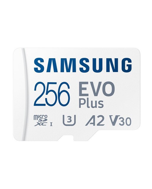 Tarjeta de memoria microSDXC Samsung EVO Plus 256GB, A2, V30