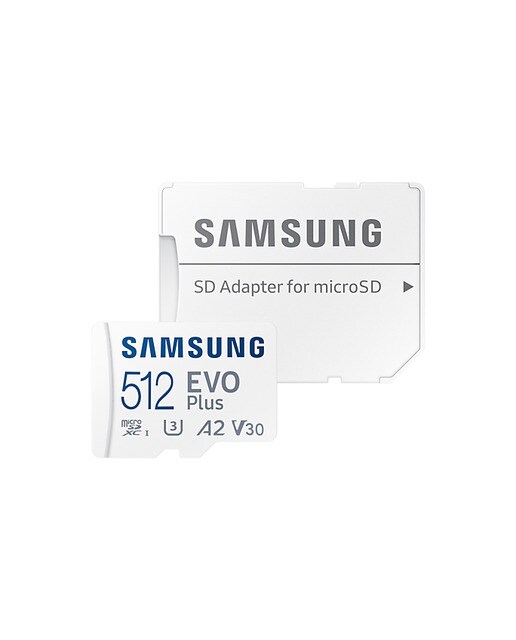 Tarjeta de memoria microSDXC Samsung EVO Plus 512GB, A2, V30