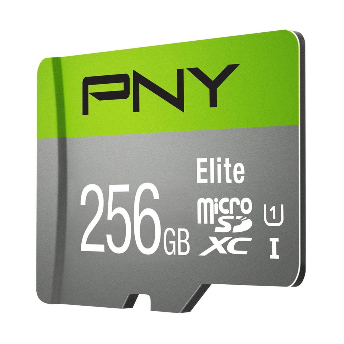 Tarjeta de memoria MicroSD PNY Elite 256GB Gris / Verde-2