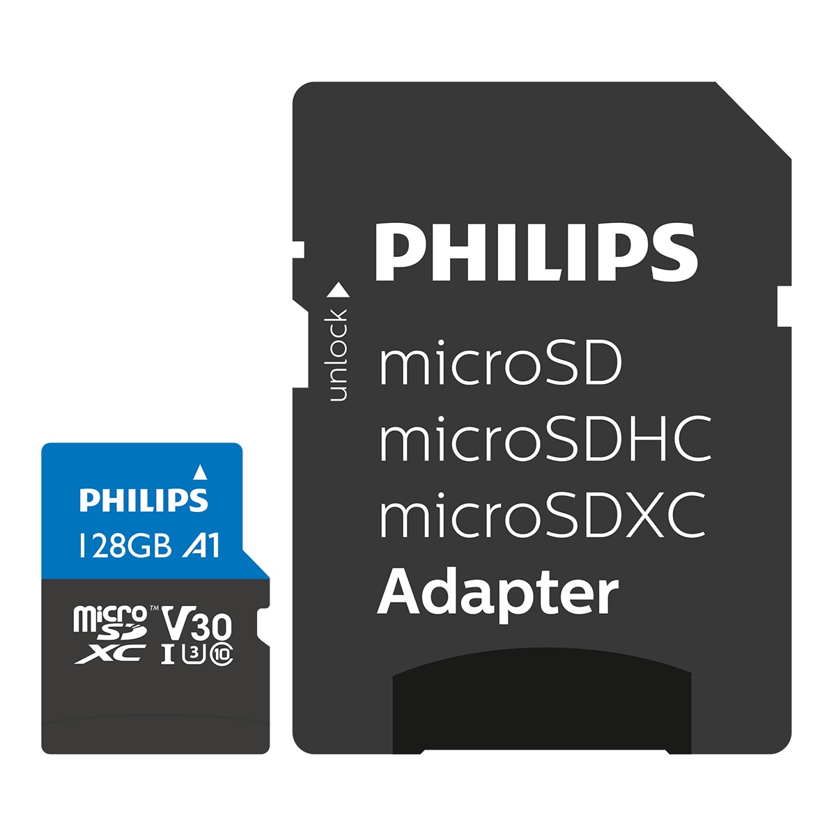 Tarjeta de memoria MicroSD Philips FM12MP65B 128GB 1
