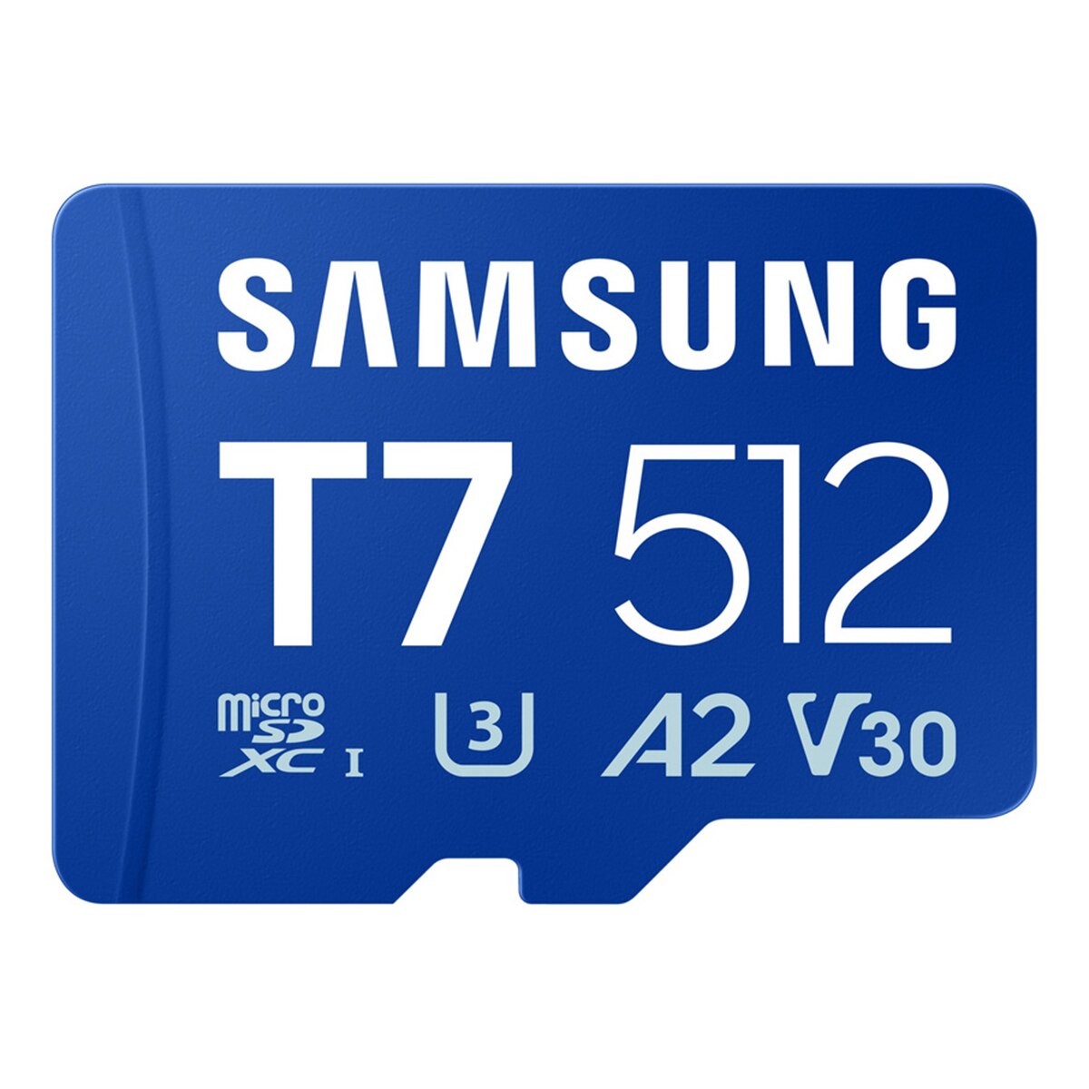 Imagen 0 de Tarjeta de memoria Samsung MicroSD T7 512 GB, Clase 10, V30 Azul