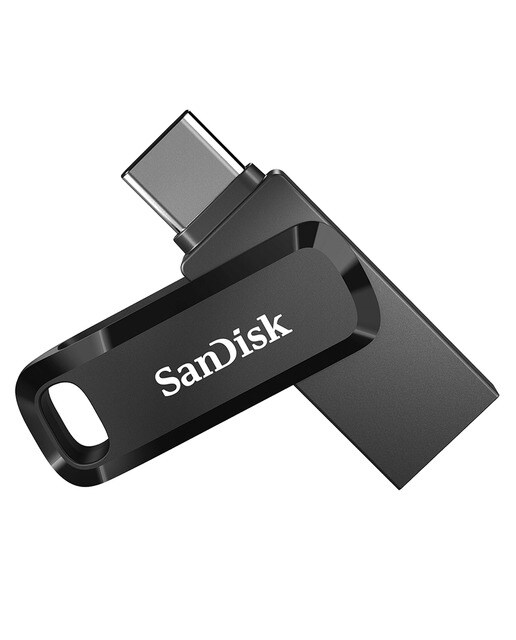 Pendrive Sandisk Ultra Dual Drive Go 32 GB, USB-C y USB-A Negro-1