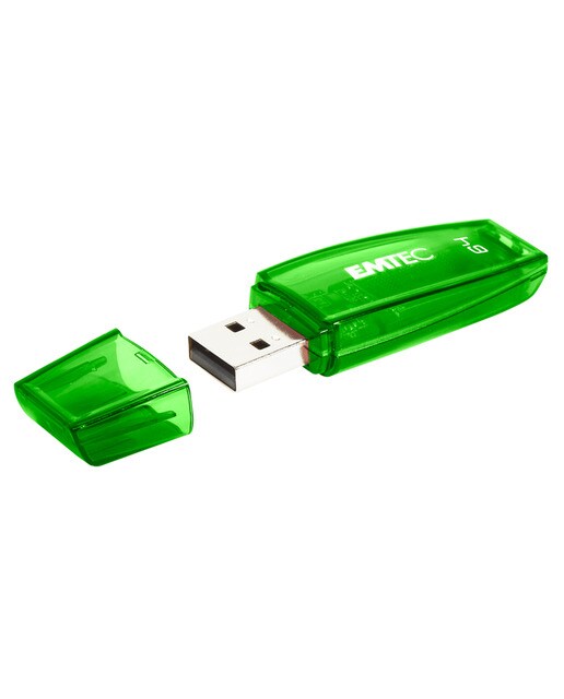 Pack 2 Pendrives Emtec C-410 64 GB USB 2.0 Azul / Verde-5