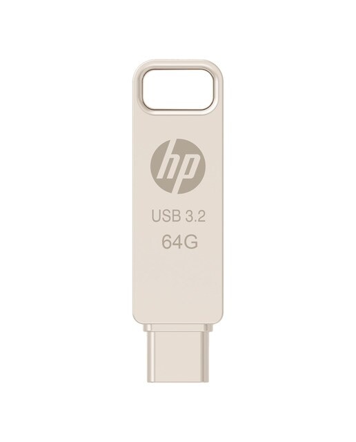 Pendrive HP On the Go x206c, 64GB, USB-C 3.2 y USB-A 3.2 Plata-2