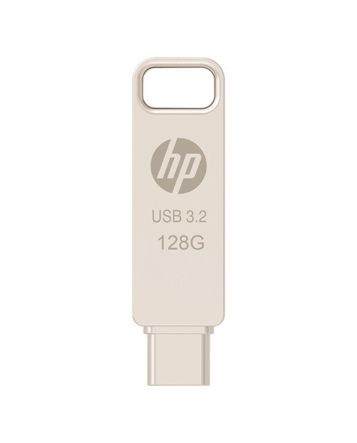 Pendrive HP x206c, 128 GB, USB dual tipo C 3.2 Plata-2