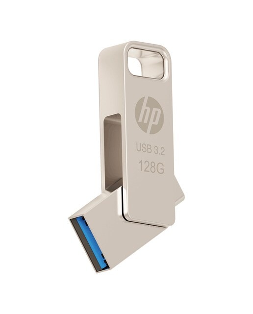 Pendrive HP x206c, 128 GB, USB dual tipo C 3.2 Plata-5