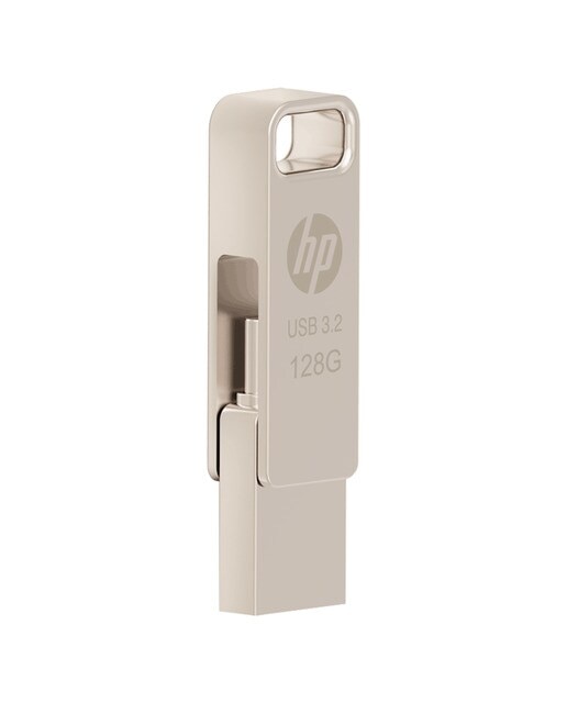 Pendrive HP x206c, 128 GB, USB dual tipo C 3.2 Plata-9
