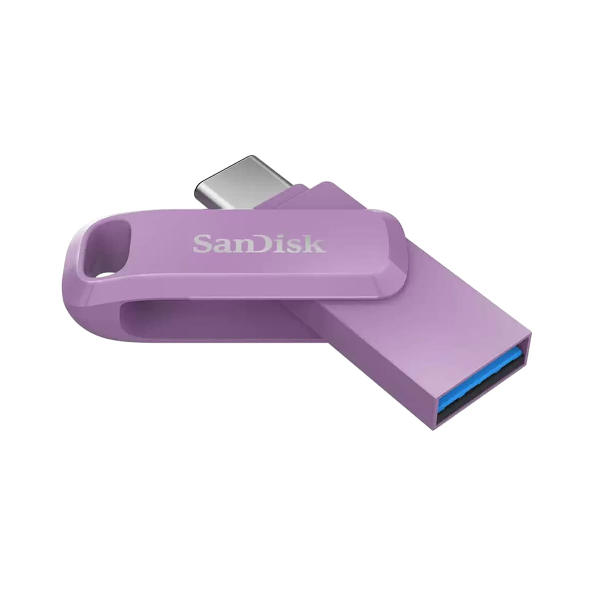 Pendrive SandDisk Ultra Dual Drive Go 128 GB, USB-A y USB-C Lavanda-1