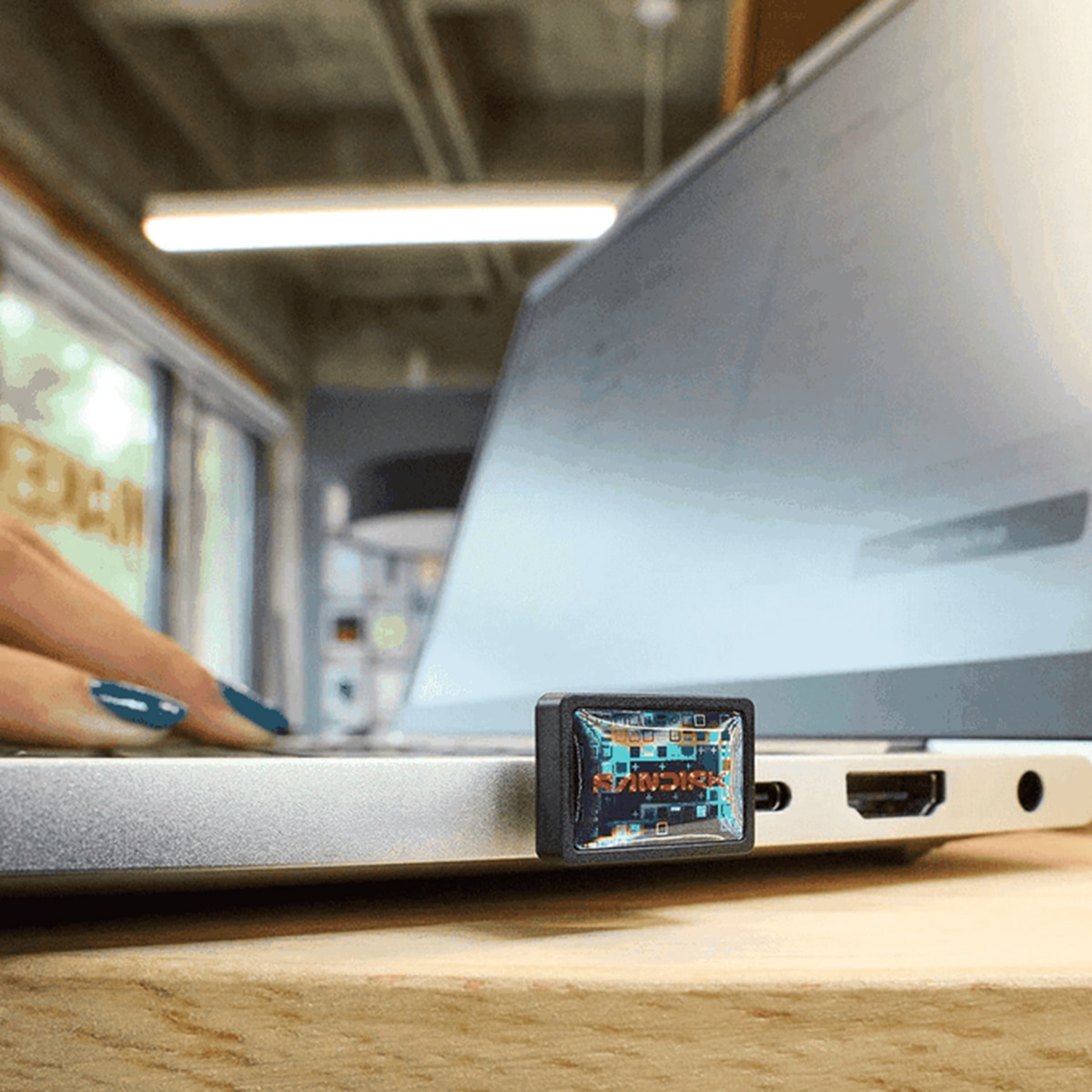Pendrive SANDISK Extreme Fit USB-C - 256GB Negro-8