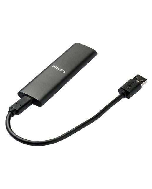 Disco externo SSD Philips 2 TB USB 3.1 - Negro Negro-2