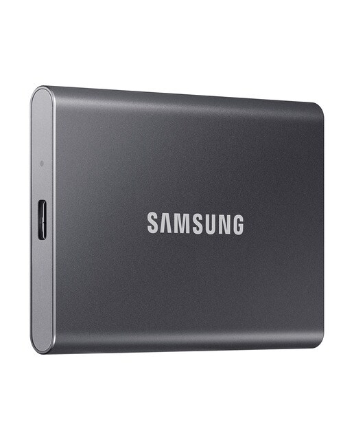 Disco externo SSD portátil Samsung T7 4TB, USB 3.2 Gris-1