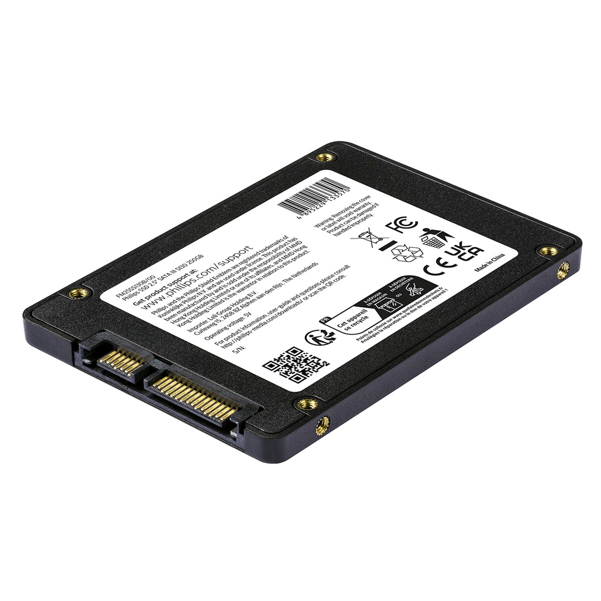 Disco SSD interno Philips S130, 250GB 2.5" SATA III Negro-3