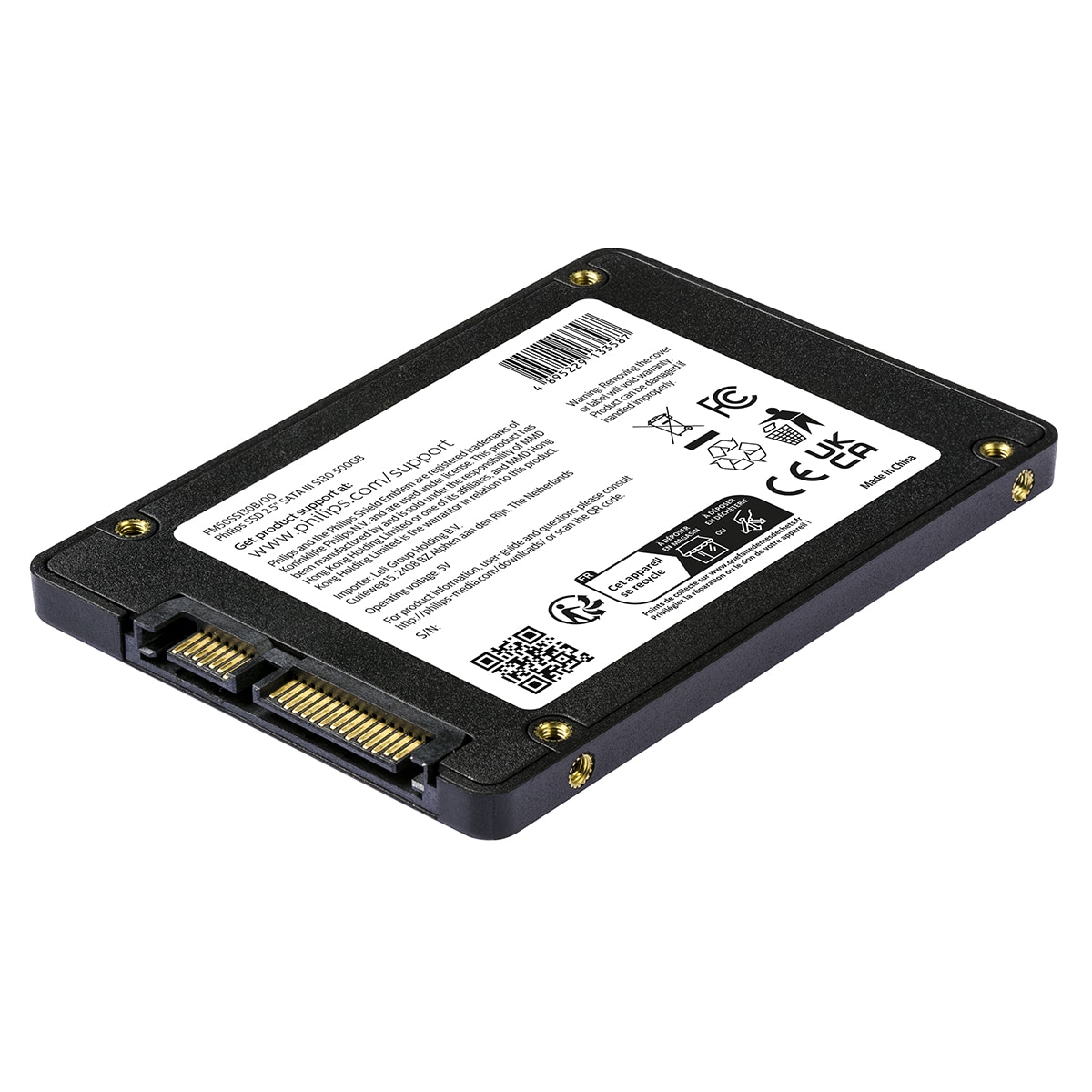 Disco SSD interno Philips S130, 500GB 2.5" SATA III Negro-3