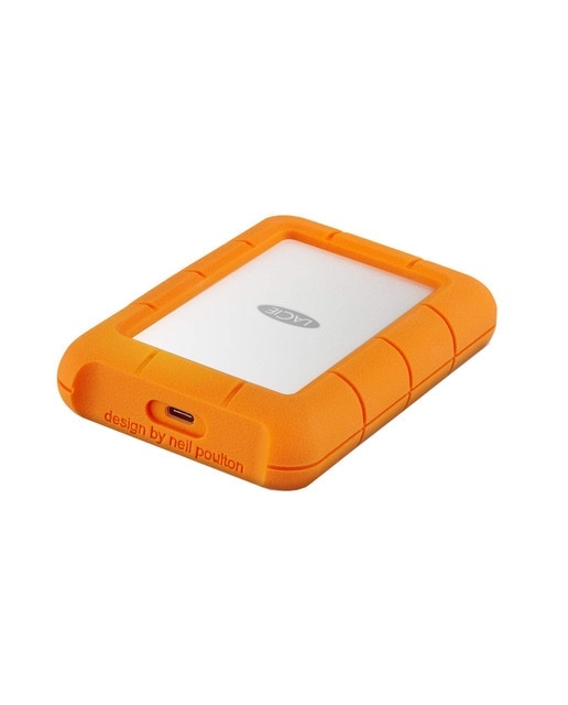 Imagen 0 de Disco duro externo portátil LaCie Rugged 5TB USB-C naranja