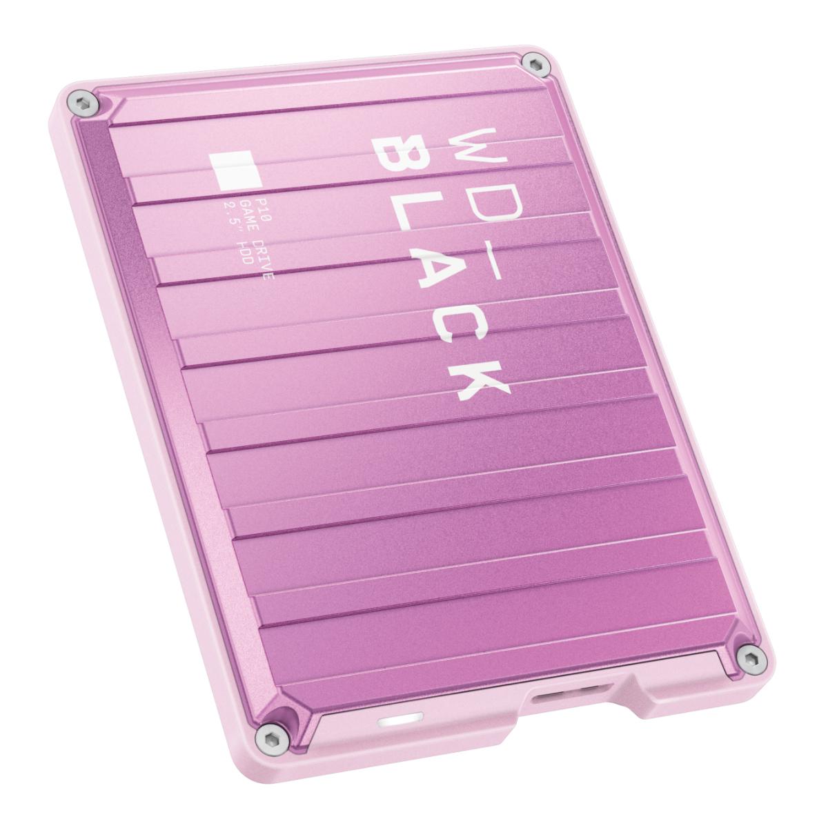 Disco duro portátil Western Digital WD_BLACK P10 Game Drive, 2TB, USB 3.2 Rosa-2