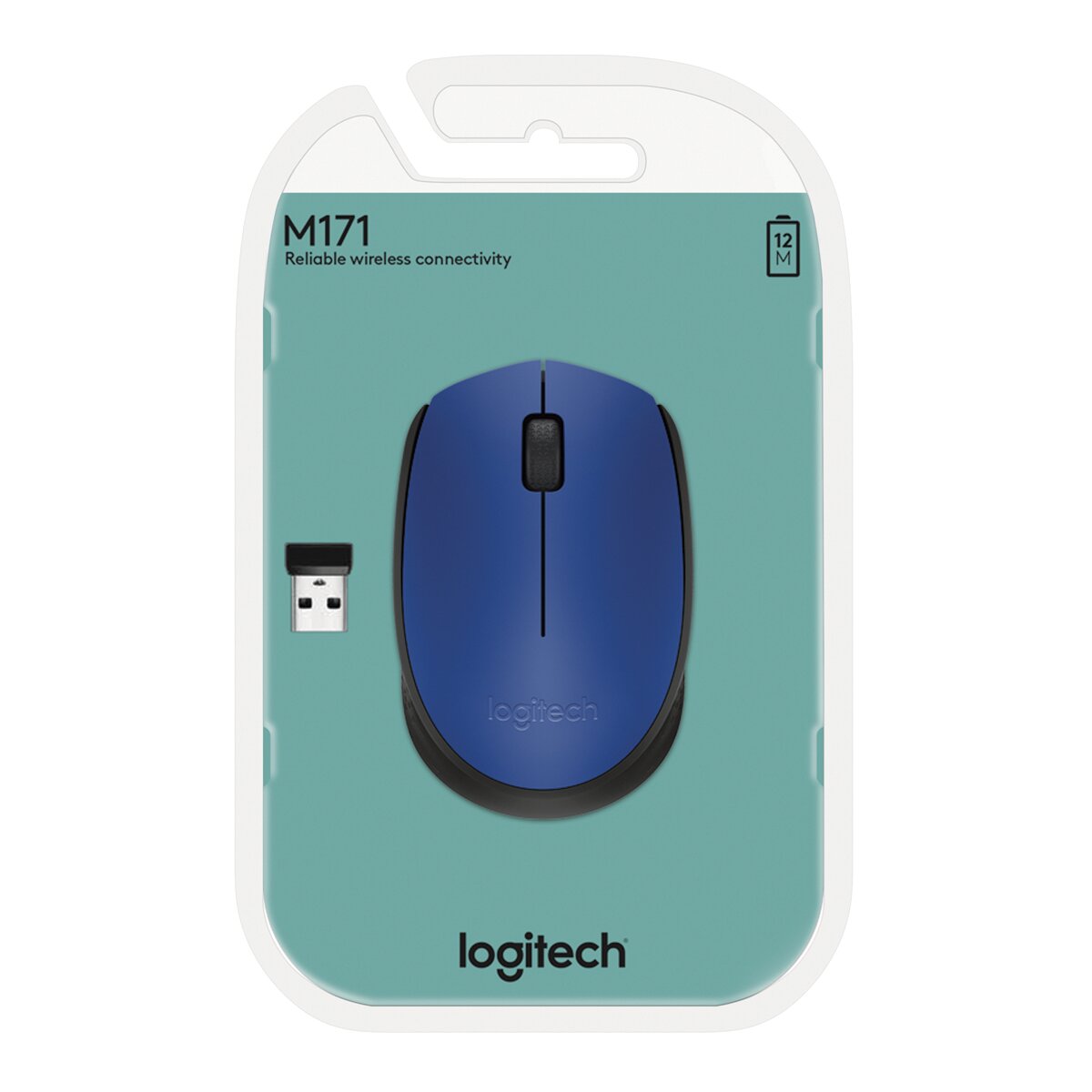 Ratón inalámbrico Logitech M171 Azul Azul-4