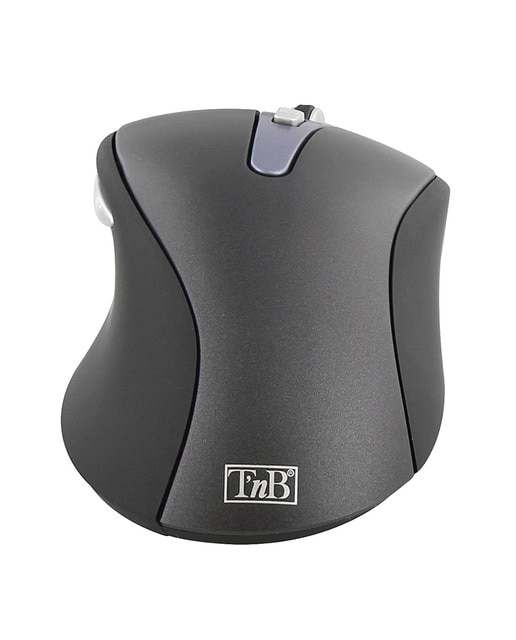 Ratón Ergonómico T'nB Office inalámbrico negro Negro-1