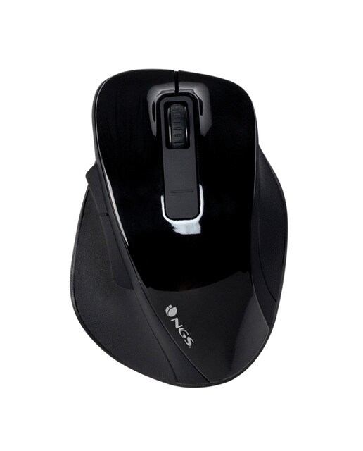 Imagen 0 de Ratón óptico inalámbrico NGS Bow Negro