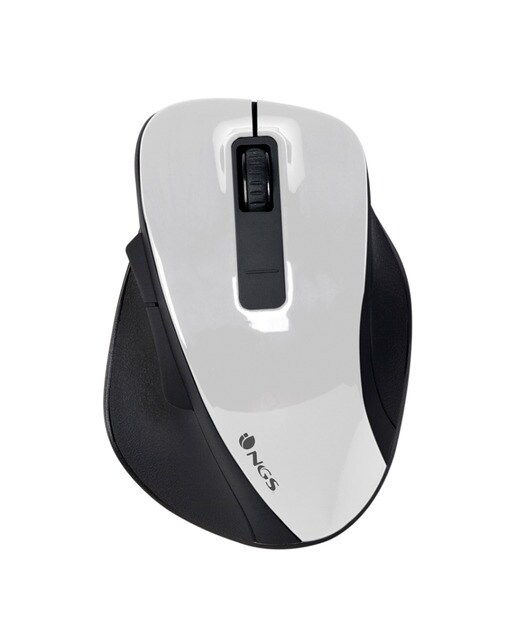 NGS - Ratón óptico inalámbrico NGS Bow Blanco.