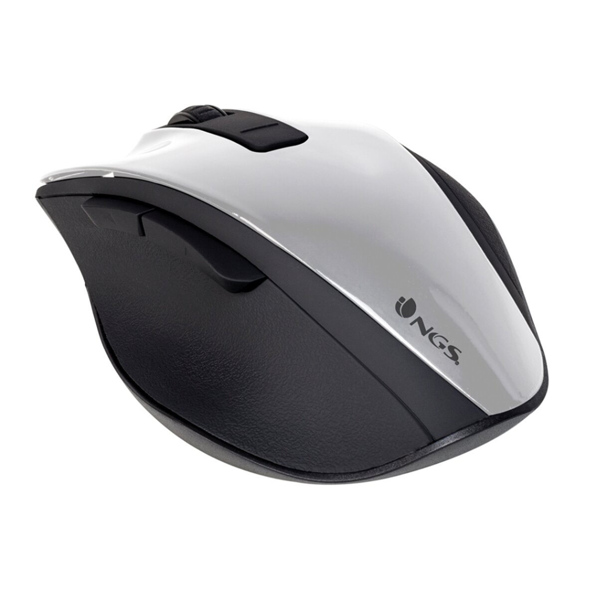 Ratón óptico inalámbrico NGS Bow Blanco - Blanco / Negro Blanco / Negro-2