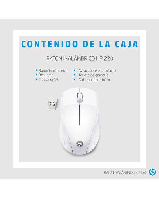Rato Sem Fios HP 220 - Branco Branco-6