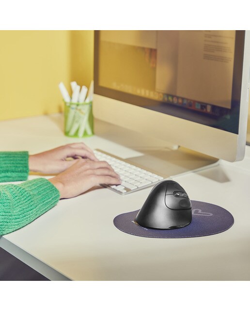 Ratón vertical inalámbrico Energy Sistem Office 5 Comfy Negro-6