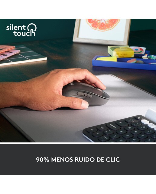 Ratón inalámbrico Logitech Signature M650 L LEFT - Grafito Grafito-3