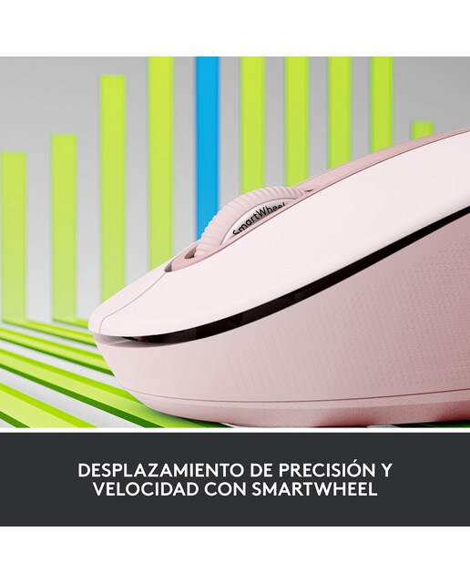 Ratón inalámbrico Logitech Signature M650 Medium - Rosa Rosa-2