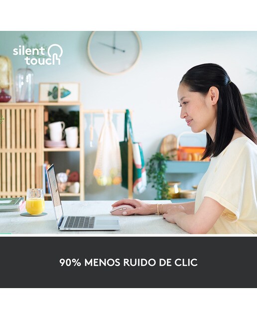 Ratón inalámbrico Logitech Signature M650 Medium - Rosa Rosa-4