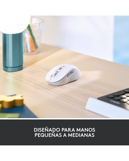 Ratón inalámbrico Logitech Signature M650 Medium Blanco Blanco-3