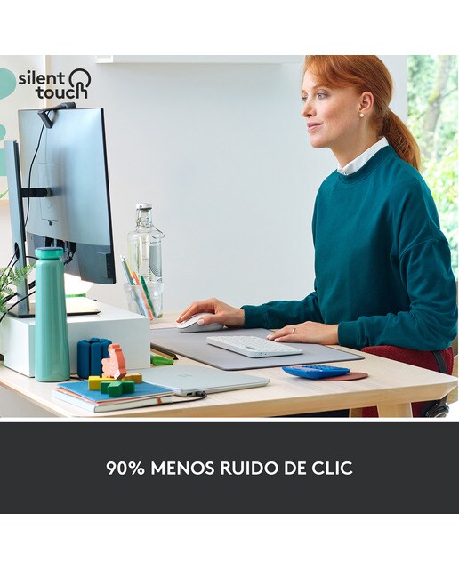 Ratón inalámbrico Logitech Signature M650 Medium Blanco Blanco-4