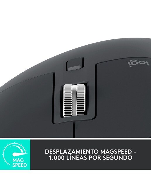 Ratón inalámbrico Logitech MX Master 3S grafit - Grafito Grafito-4