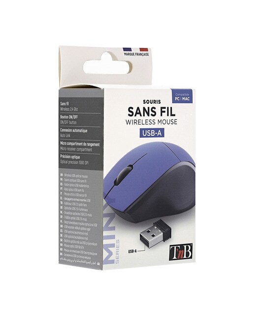 Ratón inalámbrico T'nB Miny - Azul Azul-6