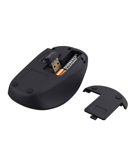 Ratón inalámbrico silencioso Trust Yvi+ - Negro Negro-4