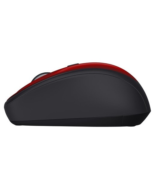 Ratón inalámbrico silencioso Trust Yvi+ rojo Rojo-3