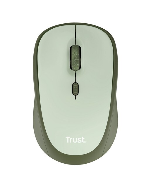 Ratón inalámbrico silencioso Trust Yvi+ - Verde Verde-1